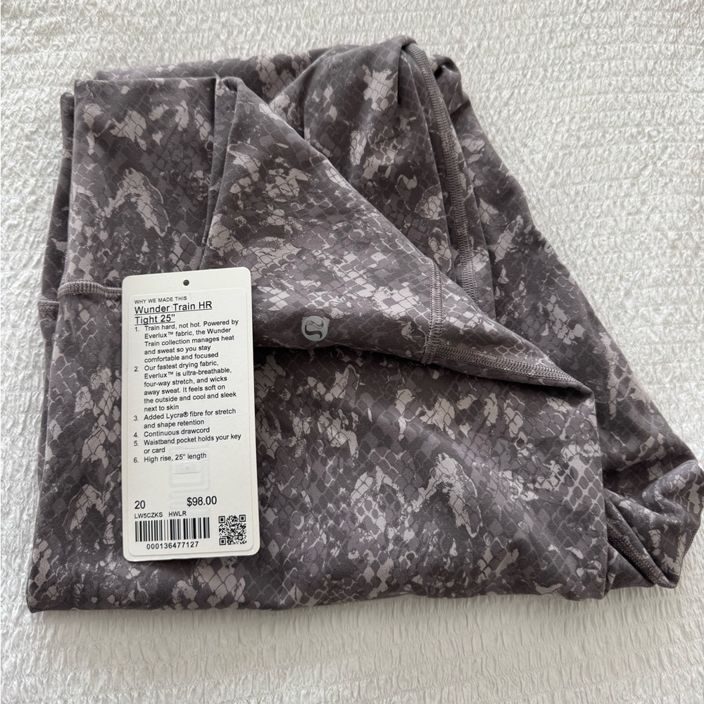 Lululemon Wunder Train Leggings, Size 20